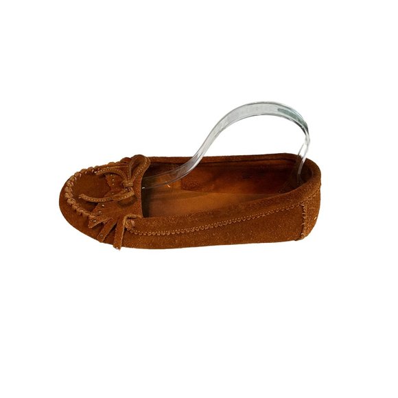 Minnetonka Brown Moccasins Men’s 8 Women’s 10 Loafers Slippers - Picture 5 of 9